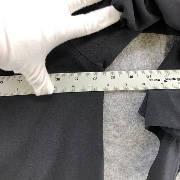 Eloquii Black Tie Sleeve Flowy Shift Dress Knee Length Plus Siz 26 LBD Formal - Picture 11 of 12